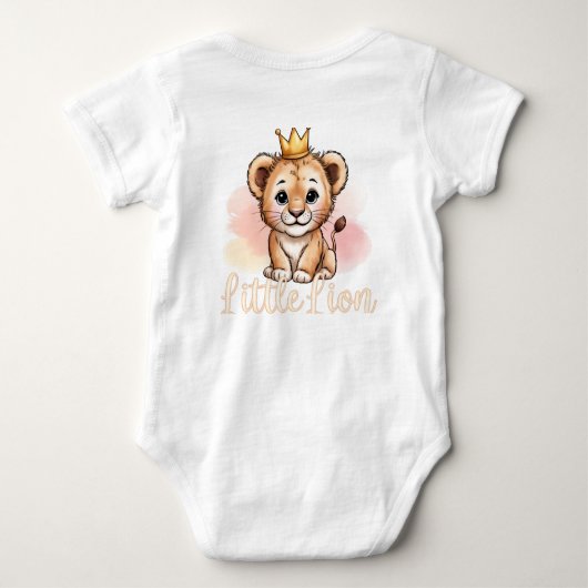 Body bébé Petit Lion (Dos)