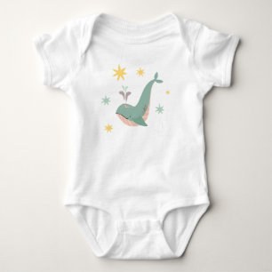 Body bébé Petite Baleine avec Étoiles