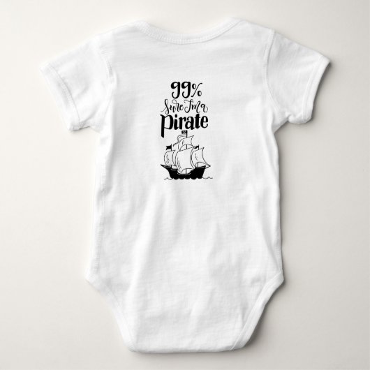 Body bébé pirate mignon (Dos)