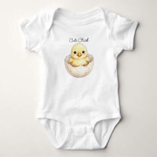 Body Bébé Poussin Mignon (Devant)
