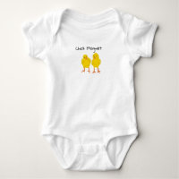 Bébé Poussins Peinture Chick Magnet Bébé Bodysuit
