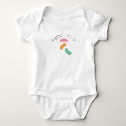 Body bébé premier Pâques Jelly Bean (Devant)