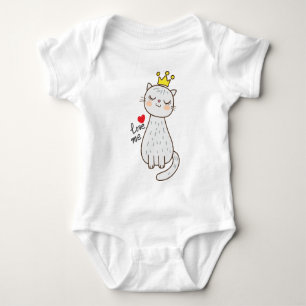 Body bébé princesse féline