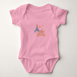 Body bébé Princesse Rose, bébé fille floral mignon