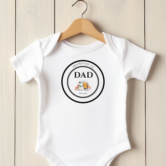 Body bébé « Promu Papa » 2026