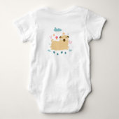 Body bébé Puggy heureux (Dos)