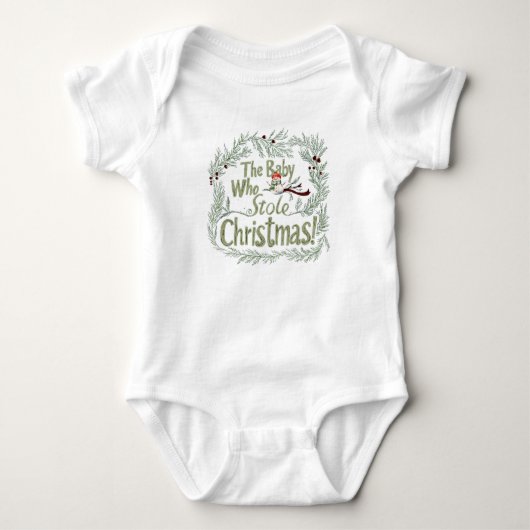 Body Bébé qui a volé Noël avec Snowman (Devant)