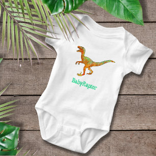 Body Bébé Raptor Drôle Velociraptor Dessin de dinosaure