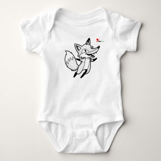 Body bébé renard des bois (Devant)