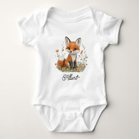 Body Bébé renard mignon (Devant)