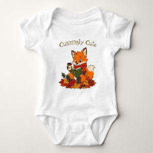 Body bébé renard mignon et rusé automne