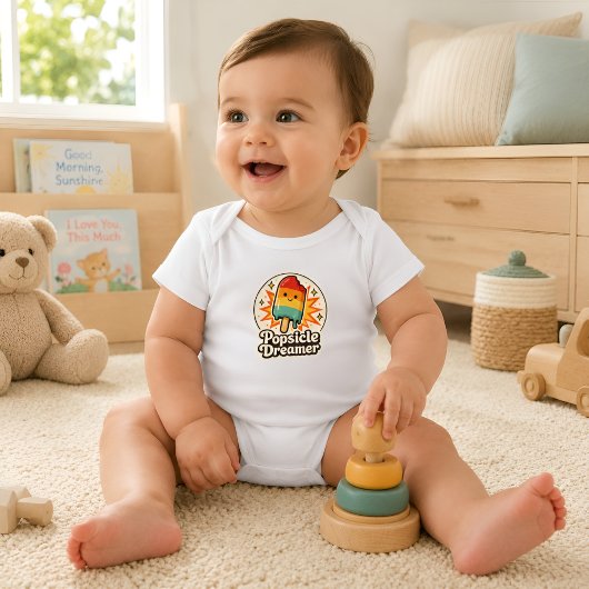 Body bébé rétro Popsicle Dreamer