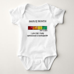 Body bébé rigolo avec étapes en aquarelle 12 Moi