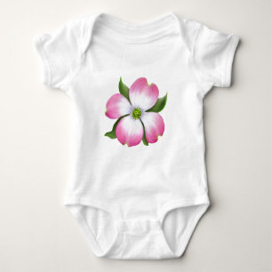Body Bébé rose Dogwood sur site ou rameper