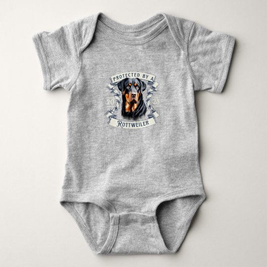 Body bébé Rottweiler (Devant)