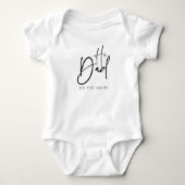 Body bébé 'Salut Papa' (Devant)