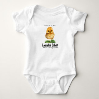 Body Bébé sucré poulet à thème