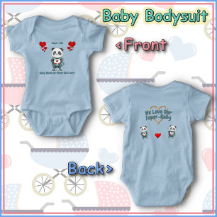 Body bébé - Super Héros - Ours Panda