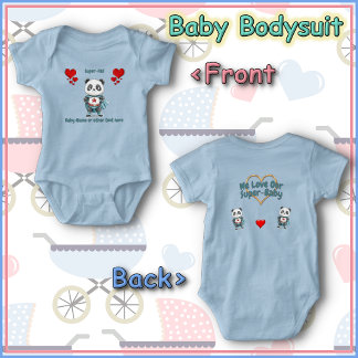 Body bébé - Super Héros - Ours Panda