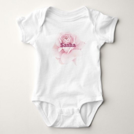 Body bébé T-Shirt visage de poupée Tablier (Devant)