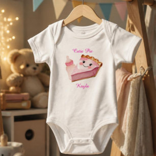 Body bébé Tarte Rose & Biberon 