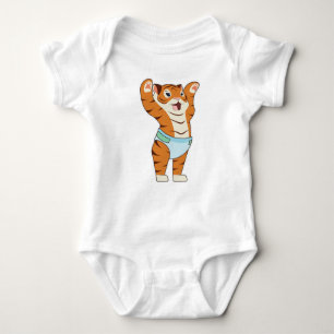 Body Bébé tigre avec sous-vêtements