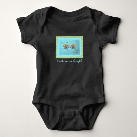 Body Bébé Twin Angelfish Bodysuit (Devant)