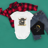 Body Bébé vache Highland