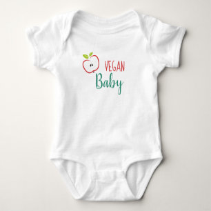 Body Bébé Végan Mignon Pomme