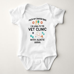 Body Bébé vétérinaire amusant Vet Clinique avec Tante