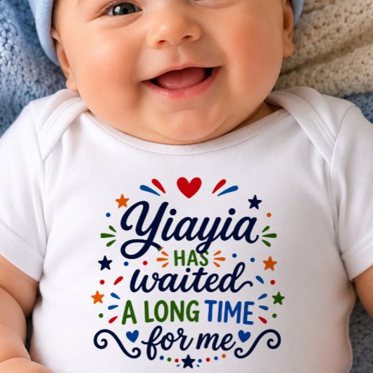 Body bébé Yiayia a attendu longtemps