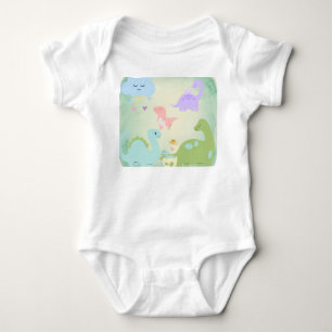 Body Bébés dinosaures mignons Illustration de nursery