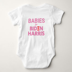 Body Bébés pour le texte personnalisé Biden Harris