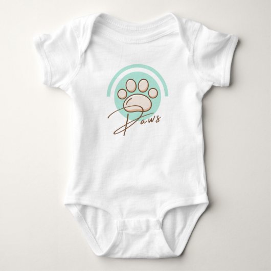 Body Bella+Canvas Tri-Blend une pièce pour nourrisson (Devant)