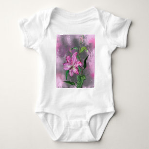 Body Belle peinture rouge violet rose Lily