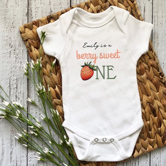 Body Berry fraise Premier anniversaire Vintage
