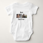 Body best dad ever happy fête des pères ajouter votre p (Dos)