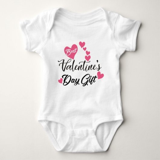 Body Best Valentines Day Baby Bodysuit - Cute Gift Desi (Devant)