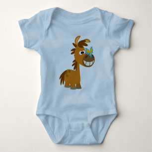 Body Beurre Cartoon Papillon Poney Vêtements bébé