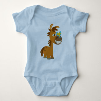 Body Beurre Cartoon Papillon Poney Vêtements bébé