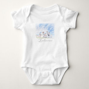 Body Biélorussie Kosava Palace Architecture Bodysuit bé