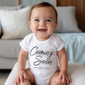 Body Bientôt Nouveau bébé Faire-part Unisex