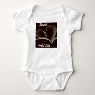 Body Bienvenue Noah Coeur Bodysuit Bébé.