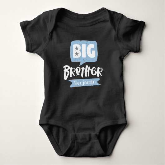 Body Big Brother Baby Faire-part Nom et monogramme (Devant)