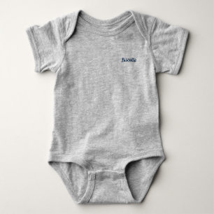 Body Biscotto / Petit Biscuit Bodysuit Gris pour bébé