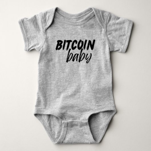 Body bitcoin BABY crypto street style cadeau bitcoin (Devant)