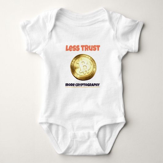Body Bitcoin less trust baby strampler (Devant)