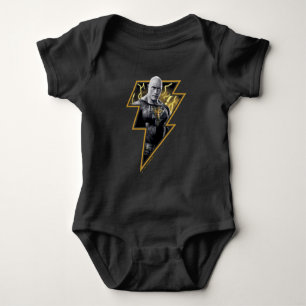 Body Black Adam Grey et Gold Lightning Graphic