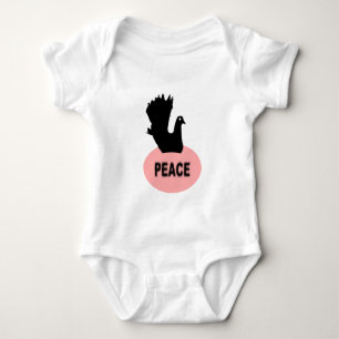Body Black Dove Peace biologique Baby Creeper