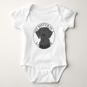 Body Black Labrador Chien Big Sister